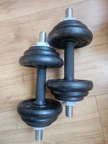 Dumbell set (cast iron)