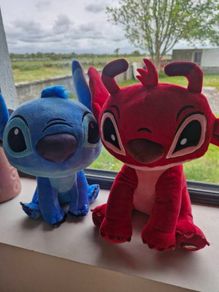 Stitch Angel teddies make noise