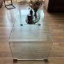 Glass waterfall coffee table Image 2