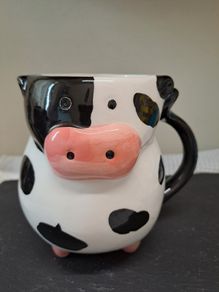 Cute Cow Shaped Ceramic Mug