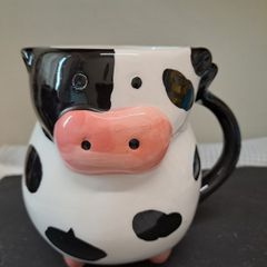 Cute Cow Shaped Ceramic Mug