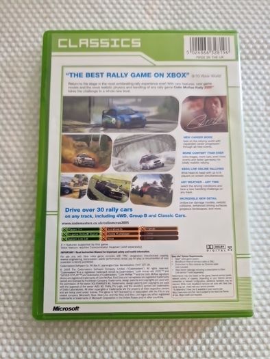 Colin McRae Rally 2005 Xbox Original Games Original