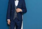 Boys 5 Piece Blue Royal Benetti Suit (Age8, Chest 28)