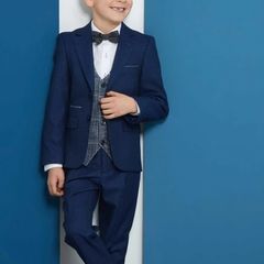 Boys 5 Piece Blue Royal Benetti Suit (Age8, Chest 28)