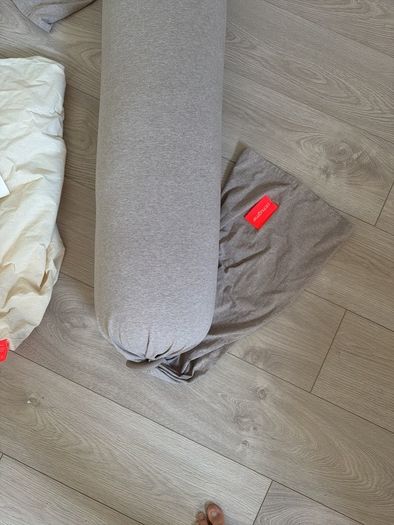 Bbhugme pregnancy pillow in seashell beige