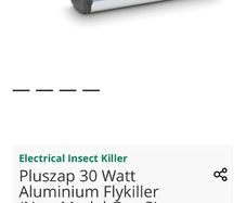 Electric fly killer