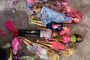 Barbie dolls mixed