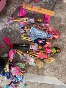 Barbie dolls mixed