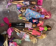 Barbie dolls mixed