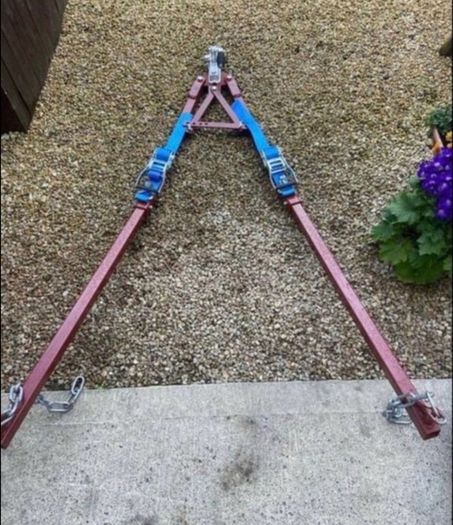 New heavy duty a towing frame dolly transporter recovery
