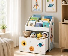 Kids storage Toy Shelf Bookcase Shelves