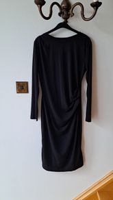 Black ruched dress (Mela London)