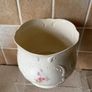 Vintage Donegal Parian Flower Pot & Basket Weaved Vase Image 6