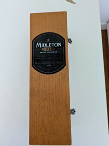 Middleton Whiskey Wooden Box Full of Marbles