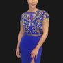 Lollies Embellished Midi Curve Dress Image 5