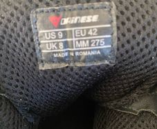 Dainese over ankle motorbike shoes