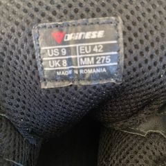 Dainese over ankle motorbike shoes
