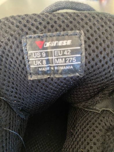 Dainese over ankle motorbike shoes
