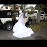 Mermaid lace wedding dress Image 3