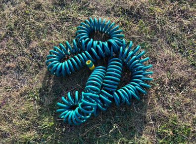 25M Coiled garden hose