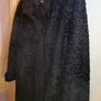 Luxury black Swakara long coat Image 3