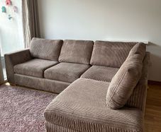 DFS Left Hand Facing Open End Corner Sofa