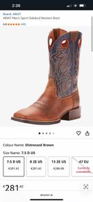 Men's cowboy boots "new"