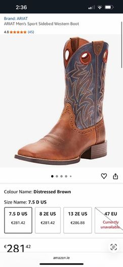 Men's cowboy boots "new"