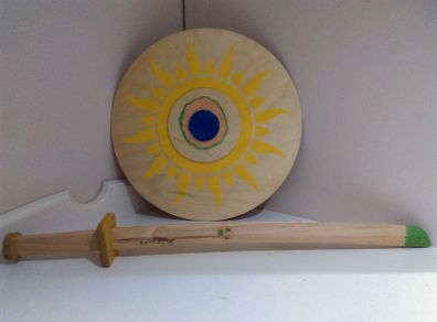 Wooden Sword & Shield Set