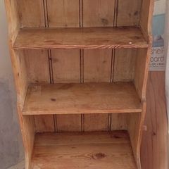 vintage wooden cabinet with 2 drawers. Perfect for an update/ re modelling with chalk paint etc.