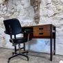 Vintage Teak Desk, German, 1970s Image 8