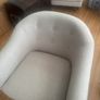 Natural beige Tub armchair Image 10
