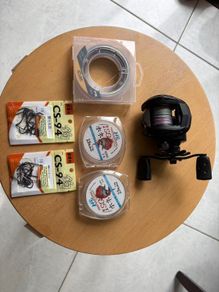 Abu Garcia Pro Max 3 (PMAX3) Reel + Brand New Lines & Hooks Bundle