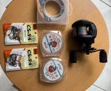 Abu Garcia Pro Max 3 (PMAX3) Reel + Brand New Lines & Hooks Bundle