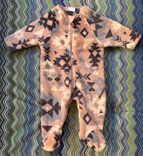 Next baby fleece sleepsuit (up to 1 month)