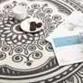 NEW SALE | 4ft Circle Rug Round Area Rug Cotton Woven Rug with Tassels Boho Rug Washable Mandala Printed Carpet Indoor Floor Mat for Bedroom Image 2
