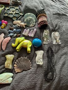 Shop closed job lot all different types of crystal