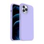 Liquid Silicone Case For iPhone 12 Pro Max Luxury Thin Soft Phone Cover New Lilac Purple - FHT4IP12PMLK Image 5