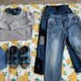 Boys clothing & footwear bundle (size 110/116 aprox. 4-5 years) Image 8