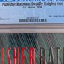 The Punisher  Batman Deadly Knights CBCS / CGC 9.8 Certified Graded Comic Framed  DC Marvel Image 9