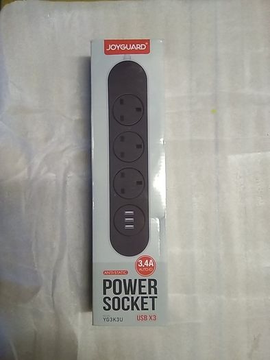 13A Anti-Static Power Extension Socket (3 x 13Amp sockets) with USB Power Port (3 x USB ports)..Postage Included