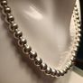 Sterling Silver La Bella Fine Italian Jewellery High Lustre Spherical Necklace Image 4