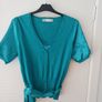 Zara Turquoise Top    Size L Image 2