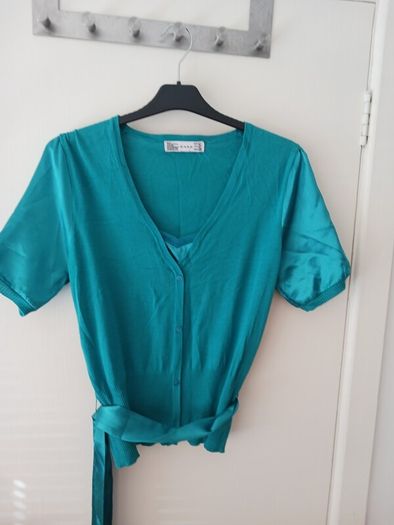Zara Turquoise Top    Size L