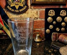 Dublin Fire Brigade Personalised Engraved Pint Glass