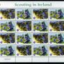 2002 Ireland 75th Anniversary of Irish Scouting Commemorative Stamps Sheetlets Plate 1B1B1B1B Mint Never Hinged (MNH) Image 2