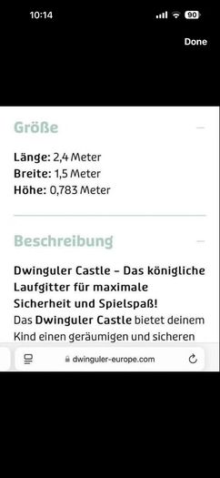Dwinguler Castle Baby playpen