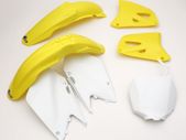 Ufo 5 Piece Motocross Plastic Kit Suzuki Rm 125 250 2001-2002