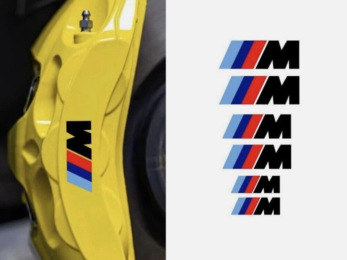BMW brake calliper stickers M