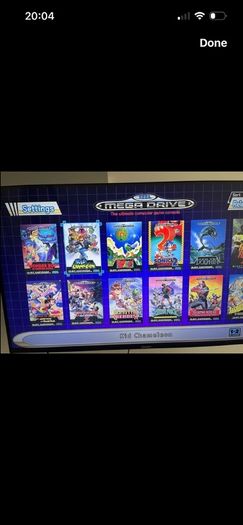 Official sega mega drive mini + 2 controllers + 42 preloaded games